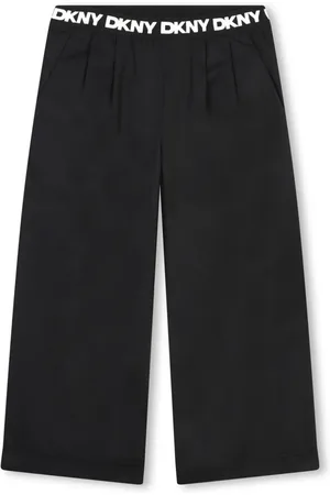 DKNY Weite Hose mit Logo-Bund