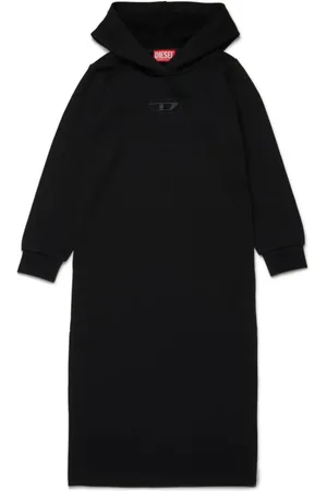Diesel Kapuzenkleid mit Oval D-Stickerei