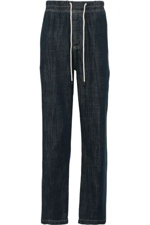 James Perse Denim-Hose mit Kordelzug