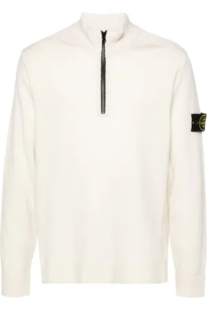 Stone Island Sweatshirt mit Kompass-Patch