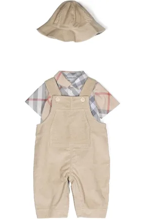 Burberry Strampler-Set aus Cord