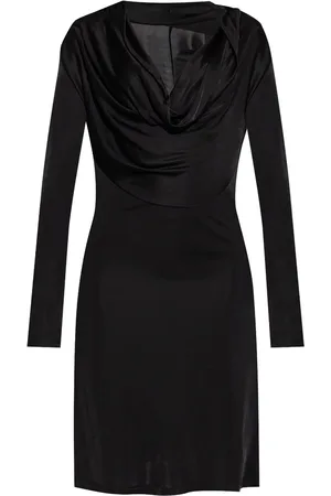 Helmut Lang Kleid mit Schalkragen
