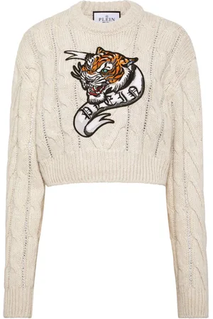 Philipp Plein Tattoo Cropped-Pullover