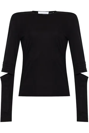 Helmut Lang Astro Crew Oberteil mit Ellenbogen