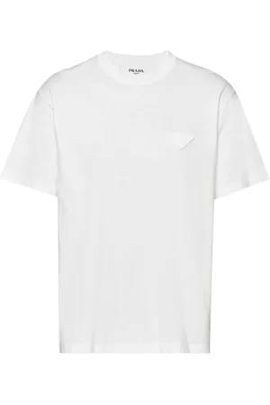 Prada T-Shirt mit Triangel-Logo