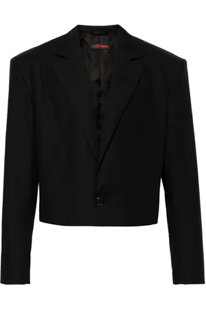 LU’U DAN Slashed Cropped-Blazer