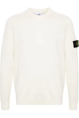 Stone Island Pullover mit Kompass-Patch