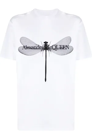 Alexander McQueen T-Shirt mit Dragonfly-Print