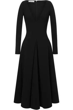 Serafini Kleid mit V-Ausschnitt
