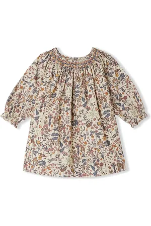 BONPOINT Kleid mit Blumen-Print