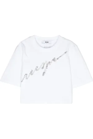 Msgm T-Shirt mit Pailletten