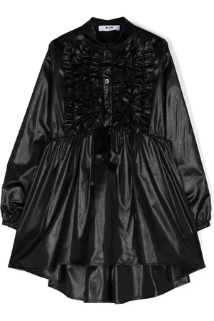 Msgm Gerüschtes Lamé-Minikleid