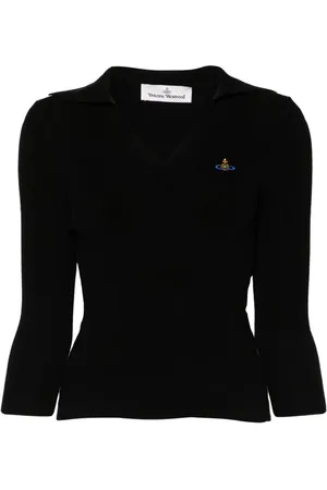Vivienne Westwood Polo-Pullover mit Orb-Stickerei