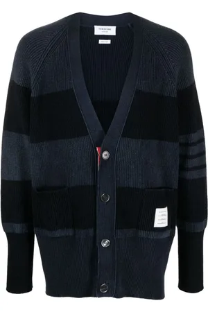 Thom Browne Kaschmircardigan mit Logo-Streifen
