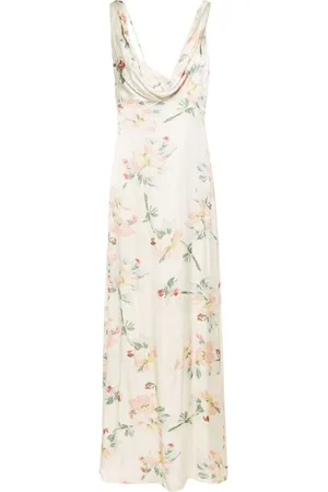 Totême Maxikleid mit Blumen-Print