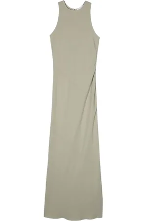 Ami Maxikleid mit Diagonalschnitt