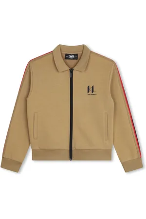 Karl Lagerfeld Cardigan mit Logo-Print