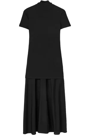 Jil Sander Midikleid im Layering-Look
