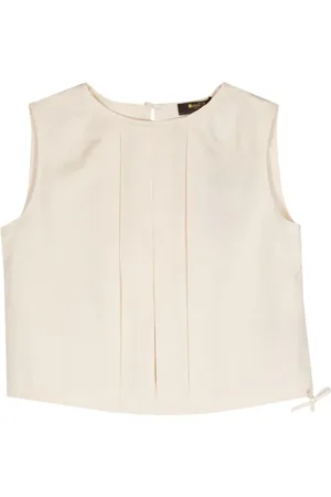 MOORER Ervisa-WFC Tanktop mit Falten