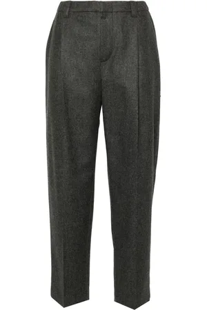 Brunello Cucinelli Melierte Cropped-Hose