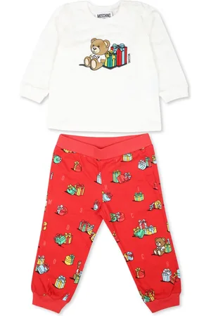 Moschino Pyjama-Set mit grafischem Print