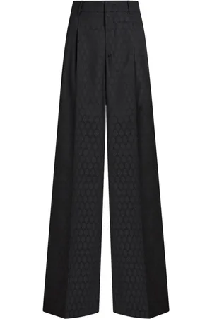 Etro Wollhose mit Jacquardmuster