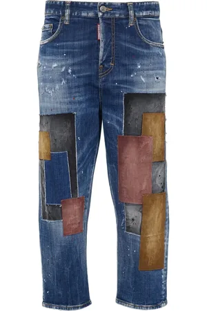 Dsquared2 Gerade Jeans mit Patch-Detail