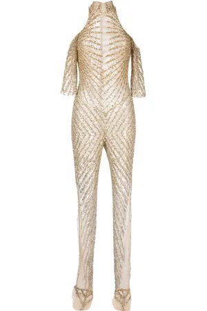 Saiid Kobeisy Schulterfreier Jumpsuit
