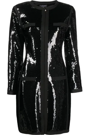 CHANEL 1990 Mantel mit Pailletten