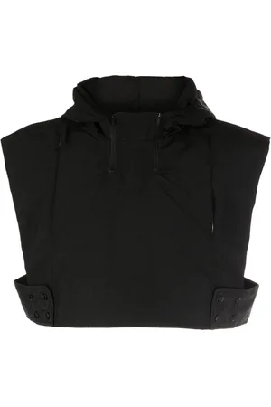 Off-Duty Del Cropped-Weste mit Kapuze