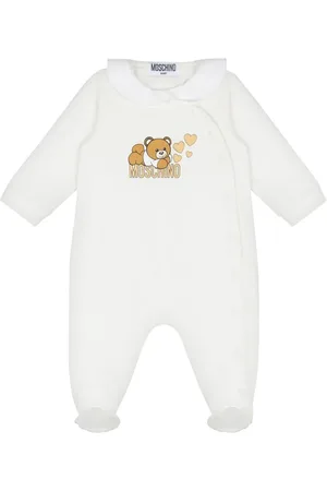 Moschino Strampler mit Logo-Print