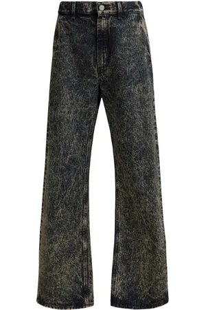Marni Weite Jeans im Distressed-Look