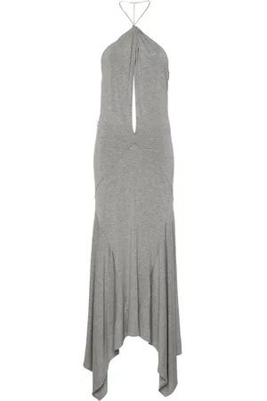 The Attico Maxikleid mit Schlüssellochausschnitt