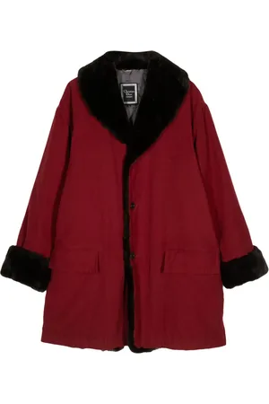 Dior Mantel mit Faux Fur