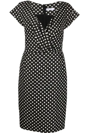 Dior 2000s Gepunktetes Kleid