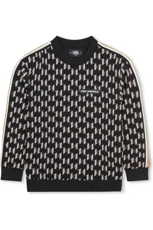 Karl Lagerfeld Sweatshirt mit Monogramm-Print