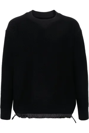SACAI Gerippter Pullover mit Kordelzug