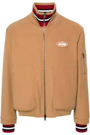 Moschino Bomberjacke mit Logo-Patch