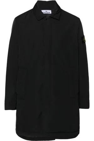 Stone Island Gefütterter Mantel mit Kompass-Patch