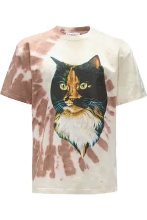 J.W.Anderson T-Shirt aus Bio-Baumwolle in Batikoptik