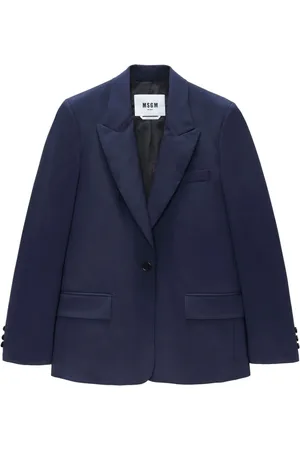 Msgm Sakko mit Logo-Applikation
