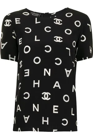 CHANEL 1997 T-Shirt mit Logo-Print