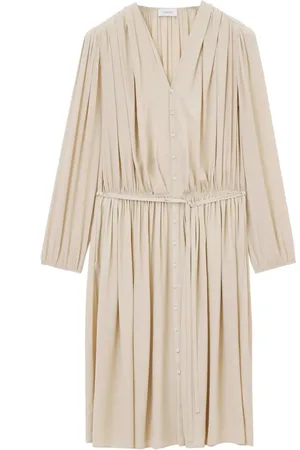 LEMAIRE Plissiertes Midikleid