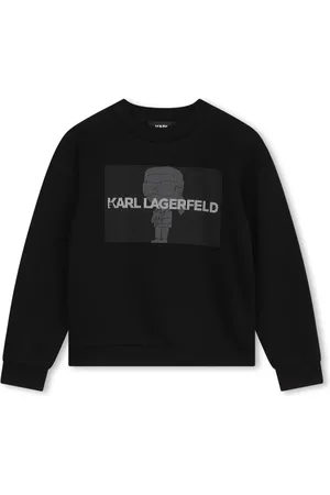 Karl Lagerfeld Fleece-Sweatshirt mit grafischem Print