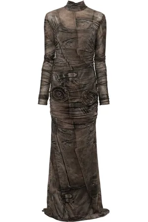 BLUMARINE Kleid mit grafischem Print