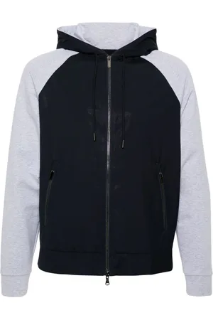 Paul & Shark Kapuzenjacke mit Kontrasteinsätzen