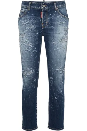 Dsquared2 Schmale Jeans im Distressed-Look
