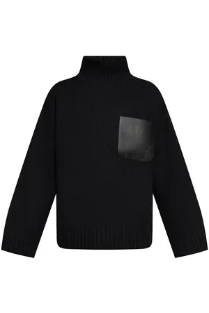 J.W.Anderson Stehkragen-Pullover mit Ledertasche