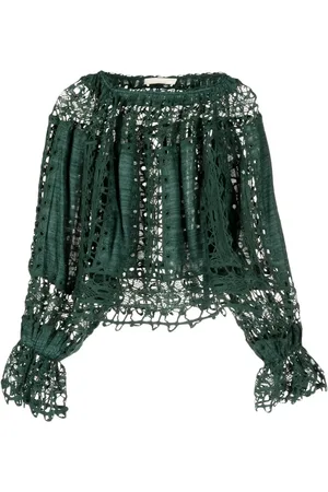 ULLA JOHNSON Kavita Bluse aus Spitze