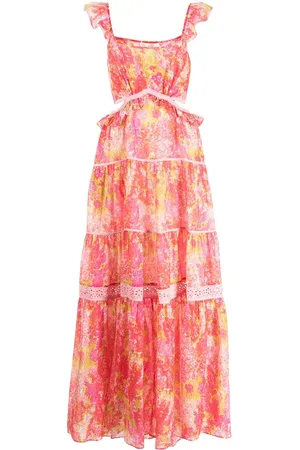 LOVESHACKFANCY Stufenkleid mit Rüschen